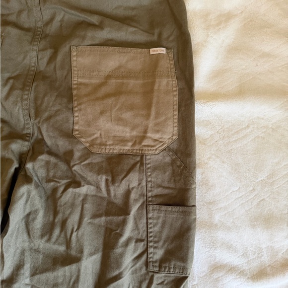 Brixton Women's Olive Overalls - Picture 4 of 11